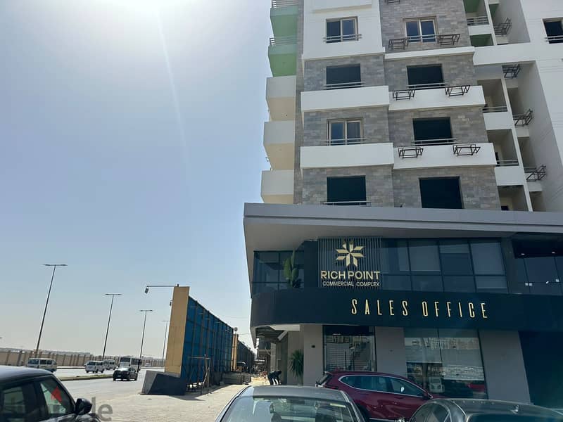 Immediate receipt shop for sale in New Nozha with the lowest down payment and longest payment period in a prime location in front of the Saudi German 18