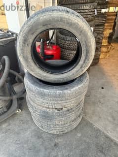 used tyres with great condition, only used for less than 10,000 km