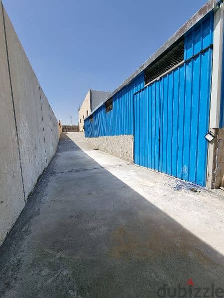 مخزن للايجار 500م ارتفاع 6م بالتجمع الالف مصنع علي شارع رئيسي 3