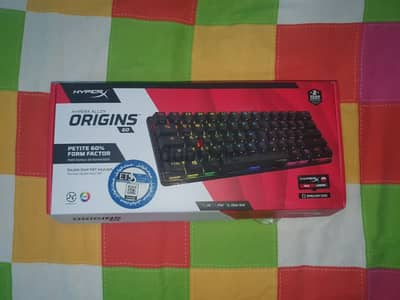 hyperx alloy origin 60% red switch keyboard