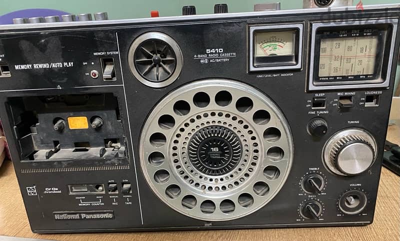 راديو وكاست National Panasonic يحتاج صيانه بـ٣٥٠ج 1