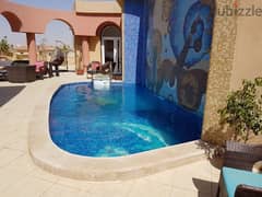 Furnished penthouse with swimming pool for rent in a villa in Fifth S