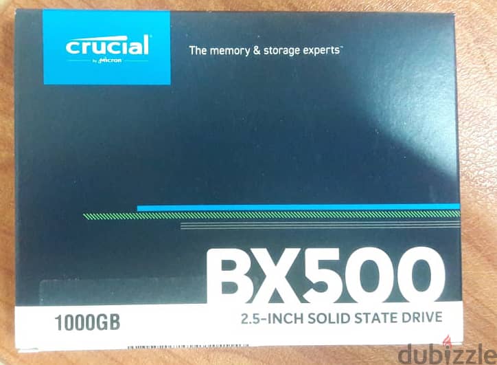 SSD crucial 1TB BX500 متاح 7 قطع 0