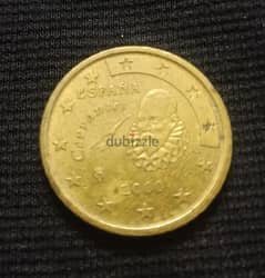 50 Euro Cent Espana 2000