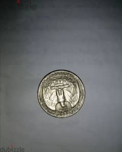 ربع دولار سنه 1965 بدون حرف 0