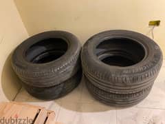 4 Michelin tires 215/60/R16 used at 50,000 in a very good condition