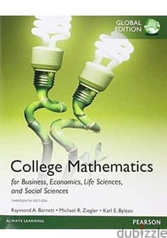 College Mathematics for Business, Economics 0