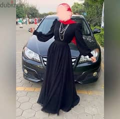 فستان سواريه اسود للبيع