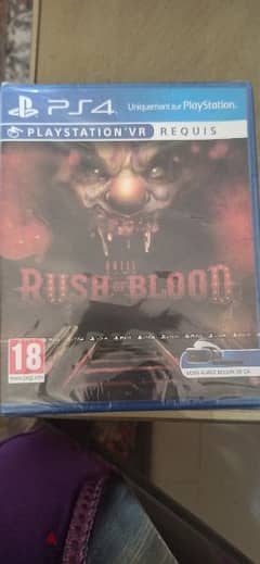 rush of blood for PS4 new and sealed