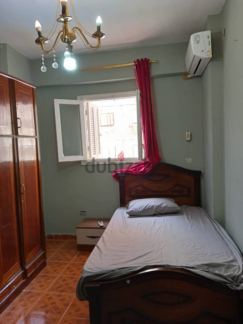 Furnished apartment for rent, 100 square meters, for students or families, in front of the Faculty of Dentistry 1