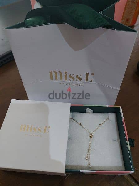 Brand New, unwanted gift, 14k gold necklace from Miss L 1
