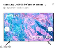 New Samsung 50cu7000 4k smart Hot price