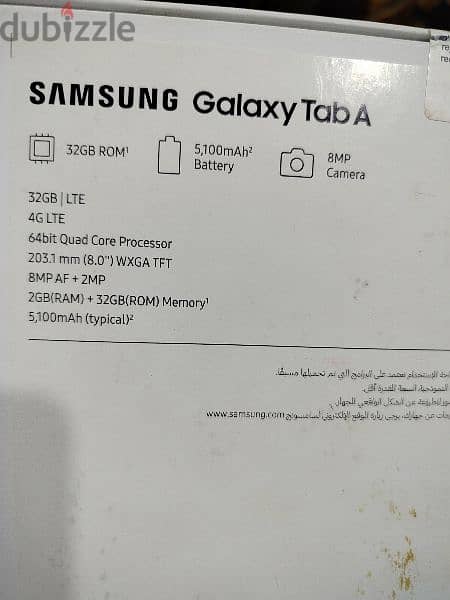 Samsung Galaxy Tab A 8.0 / 2GB Ram / 8.0 Inch / 4G LTE 4