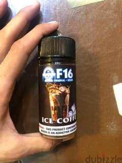 liquid  F16 ice coffee  , ليكوود F16  بطعم القهوه بالتلج