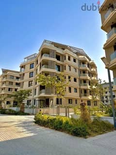 A fully finished super luxury apartment near the Mall of Egypt and Mall of Arabia for sale in installments over 8 years