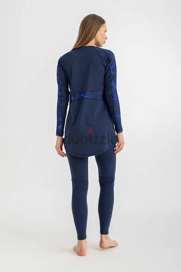 Asymmetrical basic swimsuit midnight blue - LIBRA-size medium(65 Kg) 1