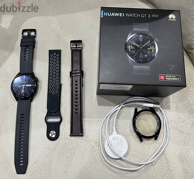 Huawei watch GT3 46mm ساعة هواوي وتش جي تي ٣ 1