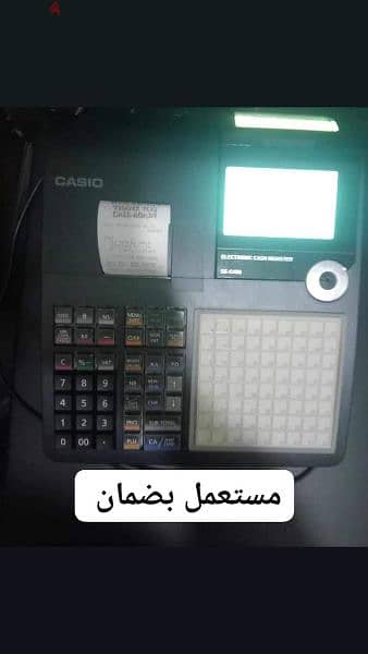 كاشير كاسيو مستعمل بضمان عام