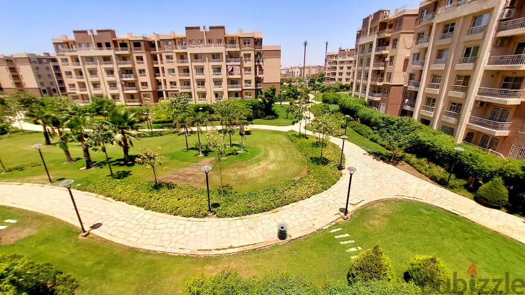apartment for sale in madinaty 116m view wide garden B11 14