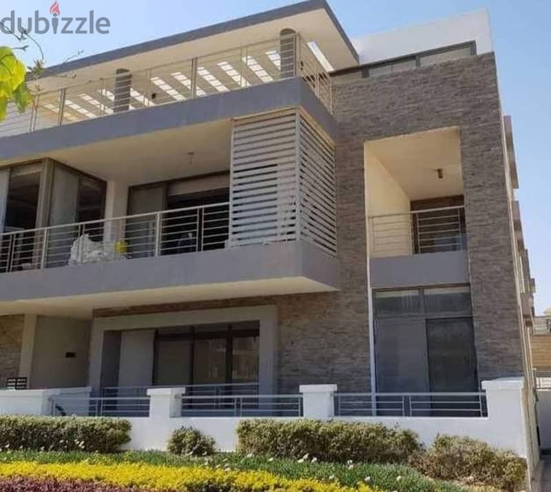 A 220 sqm detached villa in the form of a luxurious palace in Origami, on the Suez Road, directly next to the Gardenia Compound, in installments 5