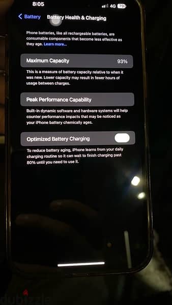iPhone 14 pro max 256 GB Deep Purple Battery 93% 1sim 10