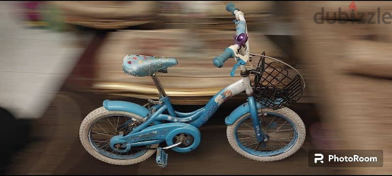 عجلة فروزن بناتي اصليه بحالة ممتازة Frozen original girls bike size 16 1