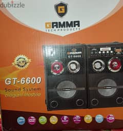 مشغل صوتيات gt 6600 من شركه GAMMA