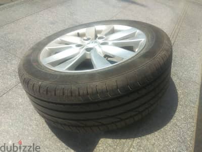 عدد ٤ فردة كاوتش كونتينتال 205/55R16 بدون جنوط