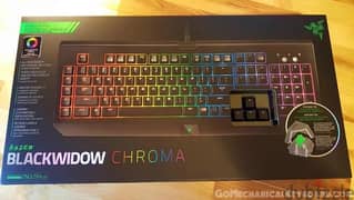 Razer Blackwidow Chroma RGB Mechanical Gaming Keyboard كيبورد ريزر