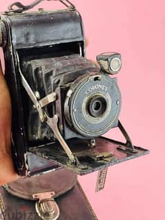 كاميرا كورنيت انجليزي منفاخ قديمة جدا من ١٩٣٠ بحالة جيدة