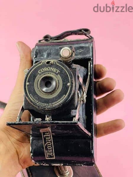 كاميرا كورنيت انجليزي منفاخ قديمة جدا من ١٩٣٠ بحالة جيدة 1