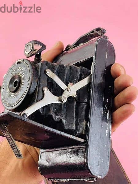 كاميرا كورنيت انجليزي منفاخ قديمة جدا من ١٩٣٠ بحالة جيدة 4