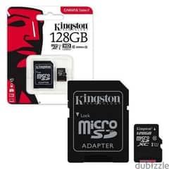 Kingston SD-Card 128-GB Class 10 0