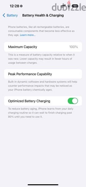 iPhone 14 Pro Max 256 purple 2 Sim 100% battery 2