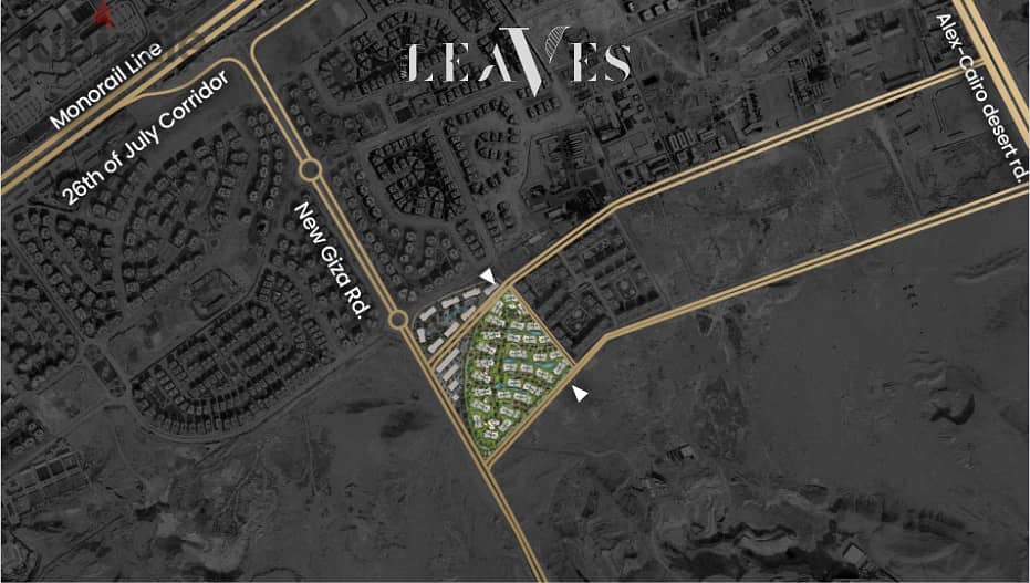 شقة 165م في كمبوند ليفيز West Leaves في قلب الشيخ زايد فيو مميز 9