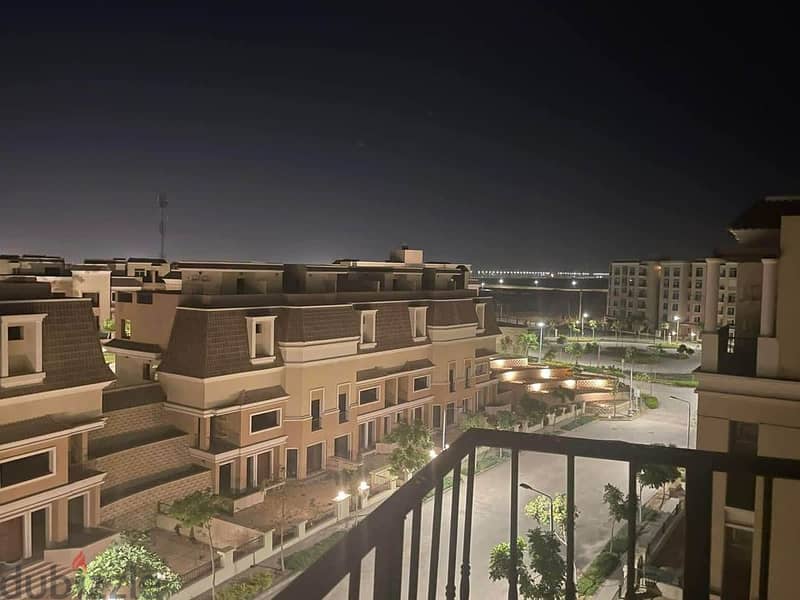 شقة مفتوحة على لاند سكيب 126م للبيع قى سراي القاهرة  الجديدة  sarai new cairo 5