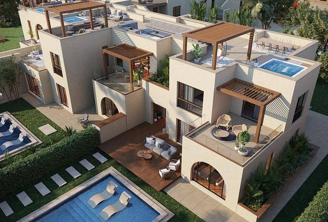 chalet 70m with private roof in Makadi Heights Hurghada 15