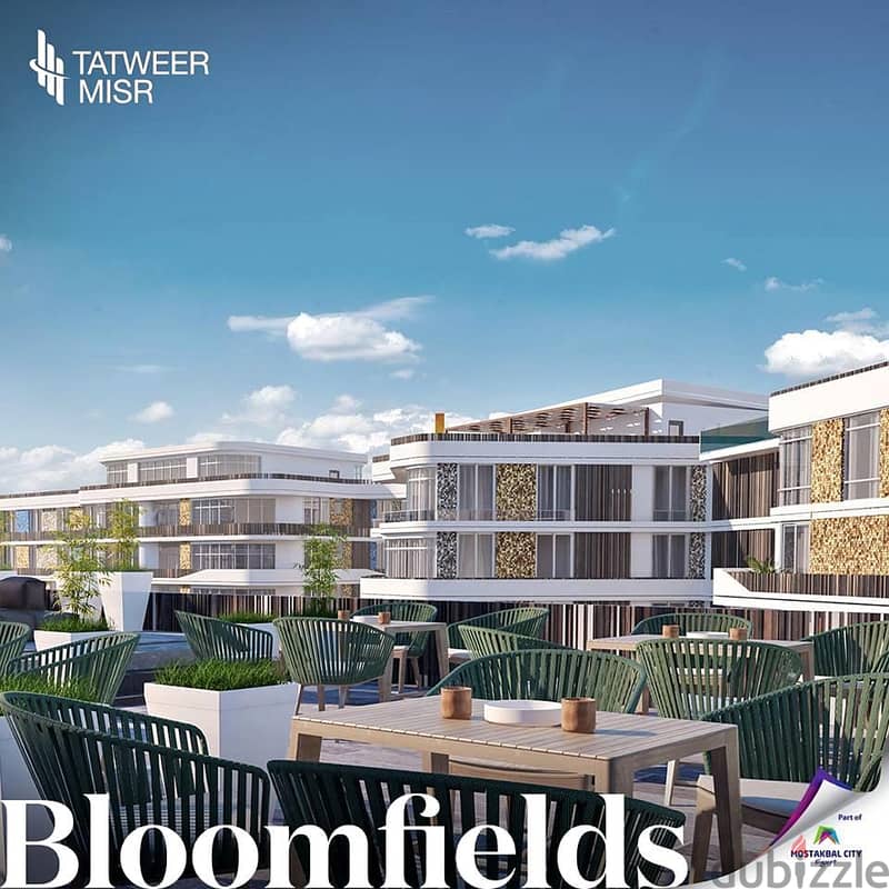 شقة للبيع 122م في بلوم فيلدز مستقبل سيتي تطوير مصر Bloomfields 10