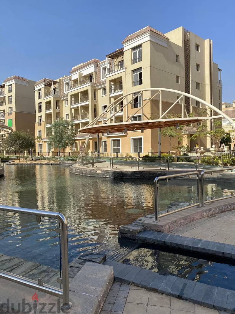 Penthouse 189 meters + open roof 31 meters for sale next to Madinaty in Sarai Compound 1