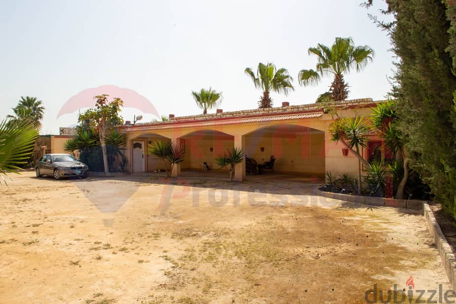 Villa for sale, 4,000 m land + 1,000 m buildings, King Mariout (Al-Kafouri Road) 24