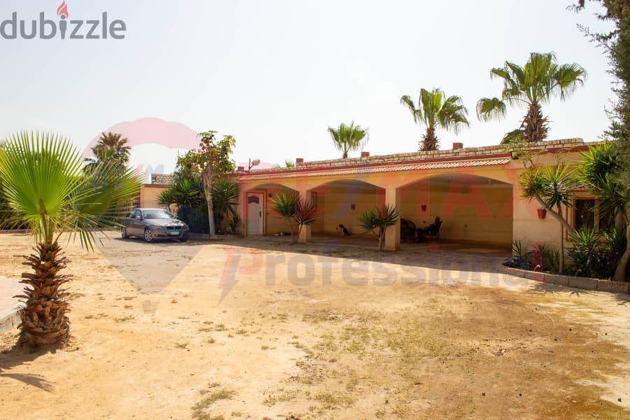 Villa for sale, 4,000 m land + 1,000 m buildings, King Mariout (Al-Kafouri Road) 25