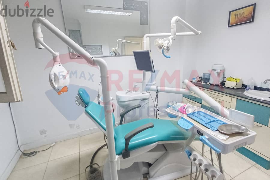 عيادة أسنان مجهزة للايجار 110 م جناكليس (ش ابو قير) 2