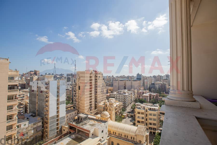 شقة للبيع 230 م سابا باشا (بين شارع ابو قير و الترام) 12