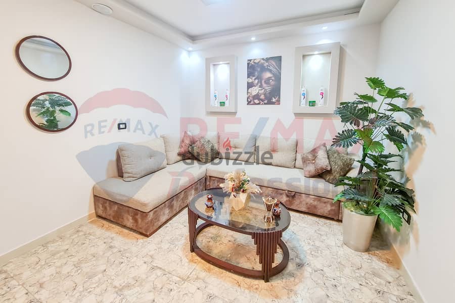 Beauty equipped salon for rent 250 m Mandara (Gamal Abdel Nasser St. ) 4