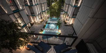 A finished apartment inside a compound in the Fifth Settlement, the second number from North 90th Street, with a down payment of 591 thousand EGP and