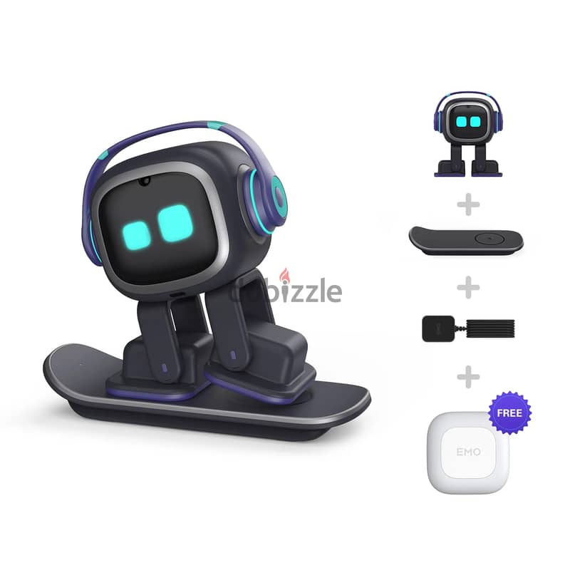 EMO AI Desktop Pet Robot with Smart Lighting 1