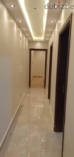 Apartment 133m semi furnished  with AC's and kitchen for rent in Mountain view hydepark compound 0