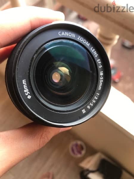 Canon lens 18:55mm 3