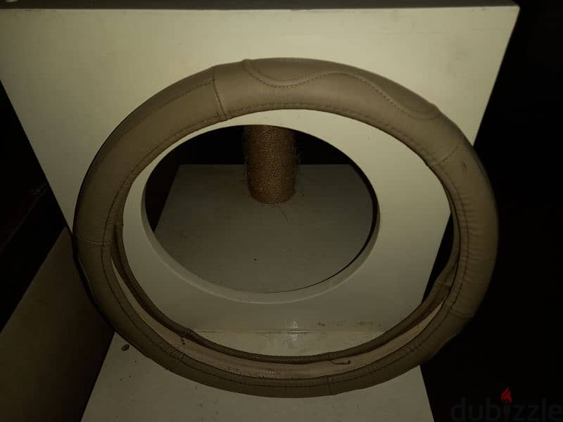 leather wheel cover غطاء جلد طبيعي دريكسيون 1