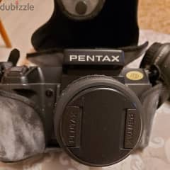 pentax camera with accessories in excellent condition